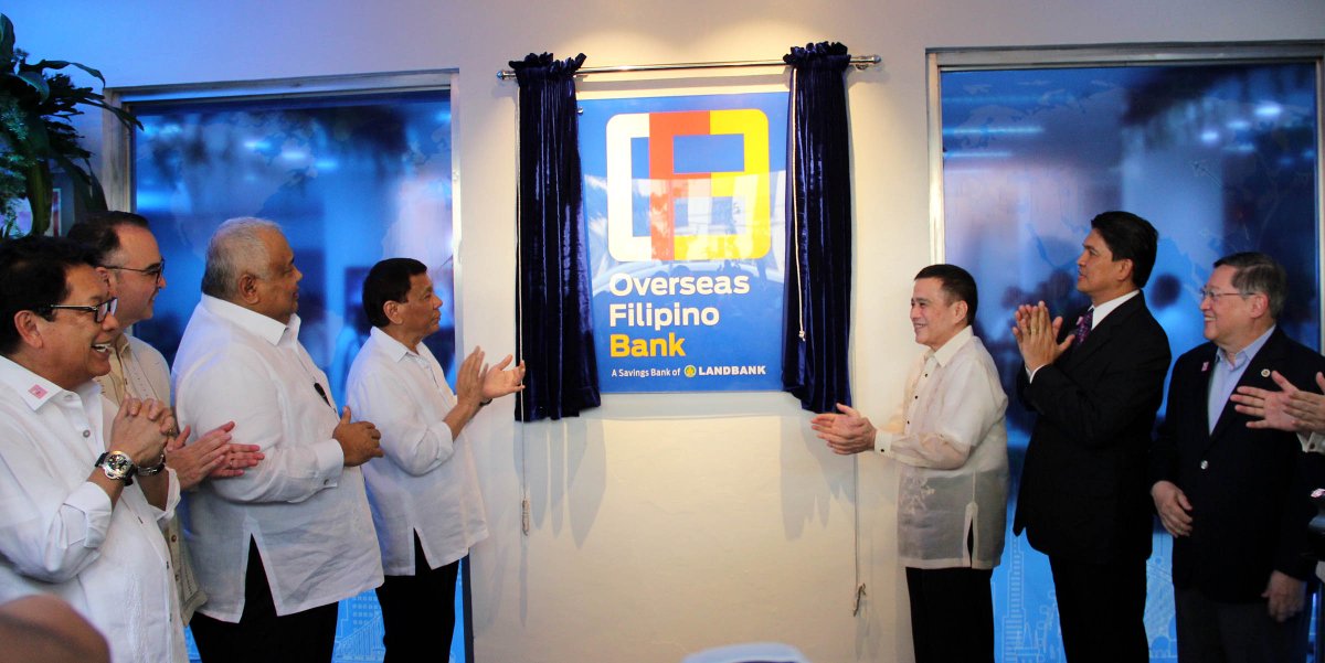 OFW BANK -- In line with his campaign promise, the Duterte administration launched the Overseas Filipino Bank specially dedicated to servicing the banking and financing requirements of migrant Pinoy workers. 
#DuterteLegacy 🇵🇭👊
#PuwedeNamanPala