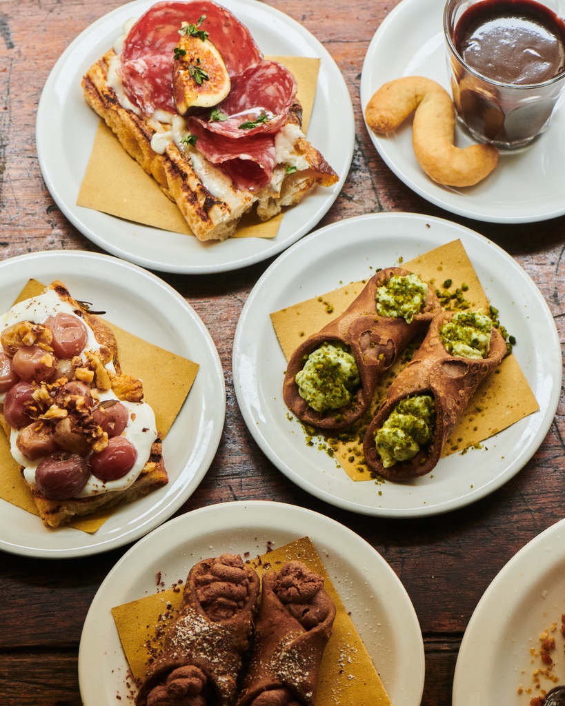Italian breakfast spread. ⁠ ⁠ Available at POLPO Chelsea every Thursday - Sunday. ⁠ #italianbreakfast #breakfast #brunch #chelsea