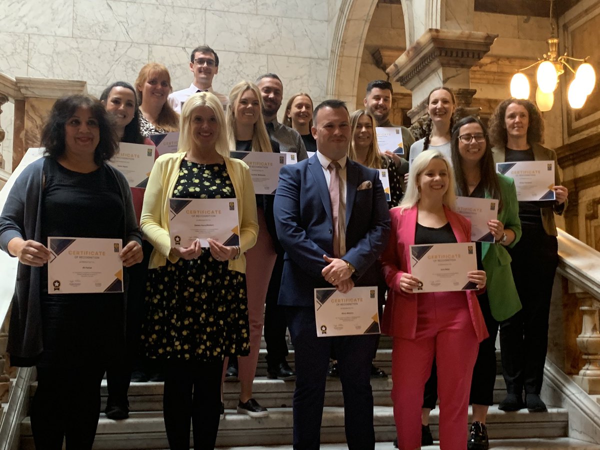 KPSSTechnical's tweet image. Ms Pettigrew and Ms Bryars (Maths) collecting their certificates for successfully completing the Thinking about Middle Leadership course with @GCCSecLearning
Sending congratulations to Ms Armour (Social Subjs) who couldn't attend today's graduation.
#keeplearning
@KingsParkSec