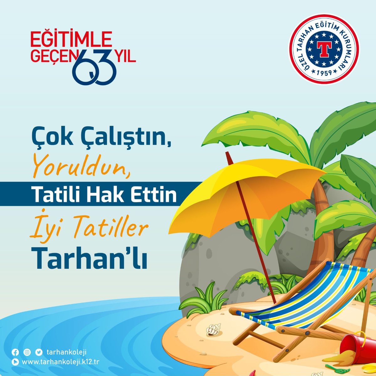 tarhankoleji's tweet image. Karnelerini alan tüm öğrencilerimizi ve ailelerini tebrik ediyor, herkese iyi tatiller diliyoruz.

#tarhankoleji #tarhandabugün #eğitimlegeçen63yıl #karne