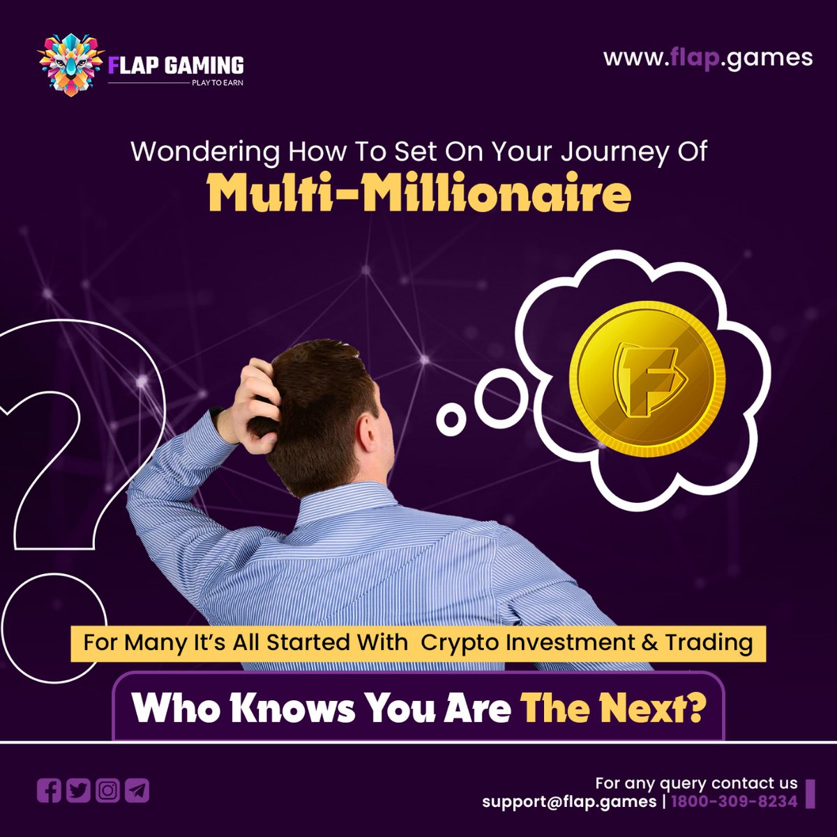 Pre-booking starts .......
Invest in crypto and get higher returns on your investment....
flap.games/buytoken/
flap.games/staking/
#metamask #pancakeswap #investment #crypto #staking #nft