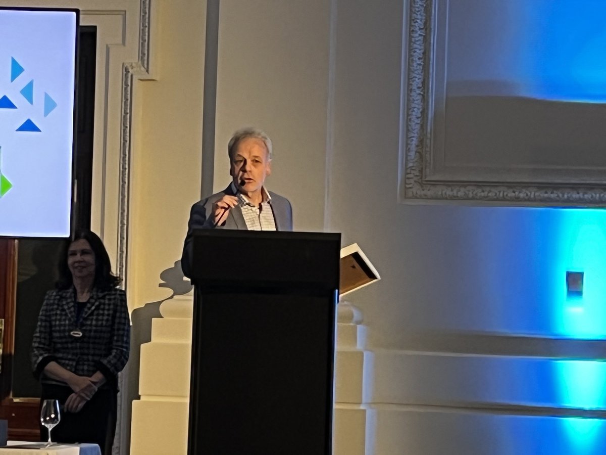 Gerard O’Reilly received his IFEM humanitarian award at the ICEM awards -great contribution to international EM
