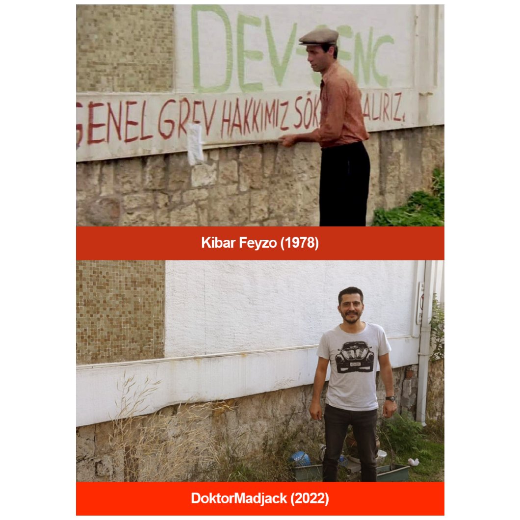 doktormadjack's tweet photo. #neredecekildi #nerdeçekildi #kibarfeyzo #yeşilçam #eskitürkfilmleri
1978 yılı yapımı Kibar Feyzo filminin efsane duvar boyama sahnesi 😄
Yer :4.levent https://t.co/ZZmXSxtjFG