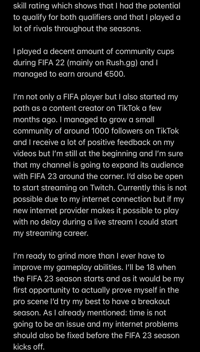 FIFA 22 Season Recap + Free Agent Post [DE/EN]

Contact: via DM or Mail (in Bio)

Likes/RT‘s appreciated ❤️