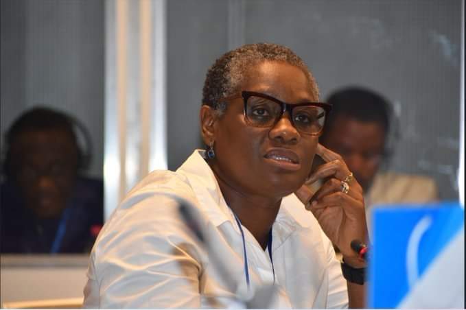 alvinhakizimana's tweet photo. #7eCEAImpact Adeline Addy,présente l'état de la mise en œuvre des indicateurs liés aux décaissements lors du 7e atelier régional CEA Impact, au Bénin.comme le projet axé sur les résultats, les indicateurs liés aux décaissements doivent atteindre avant de recevoir des fonds. https://t.co/QVsGBJOctm
