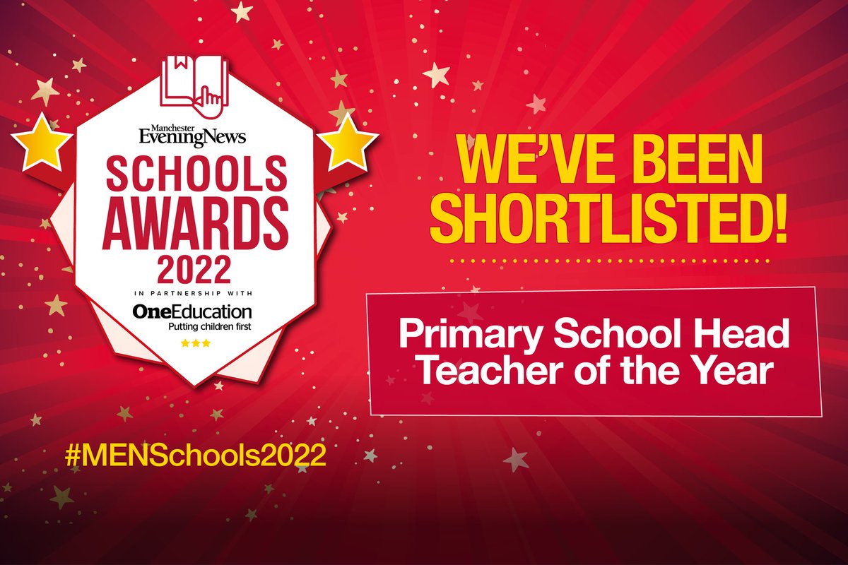 Summerseat_mps's tweet image. We have been shortlisted in 3 categories for the 2022 MEN Schools Awards! Primary School Teacher of the Year, Primary School Head of the Year and the Wellbeing School Award #MENSchools2022 @OneEducation @MENnewsdesk