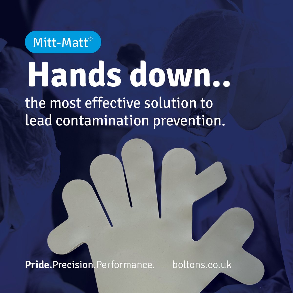 BoltonSurgical's tweet photo. Mitt-Mat® is the credible alternative to lead hands. Its fully encapsulated lead core eliminates the lead and lead salts contamination risks associated with lead hands. 

Find out more: https://t.co/YMcfo0EQ2a

#surgical #NHSapproved #performance #leadhand #healthcare https://t.co/GKKbrFyz8o