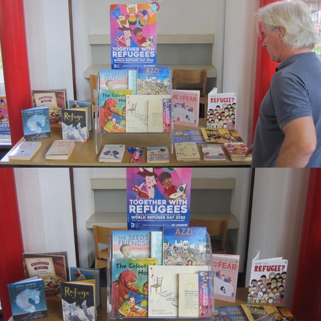 clarelibrary's tweet image. Shannon Library have put together a specially themed book display  to mark the UNHCR’s Book Reading Campaign which runs from the 13th to the 24th of June and also World Refugee Day on June 20th.

#clarelibraries #LibrariesIreland #shannonlibrary #readingcampaign #RefugeeDay