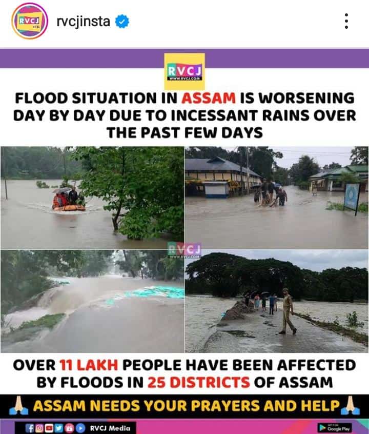 AssamPiki's tweet photo. Sir U will come and distribute some food for poor people in assam.Its heavy raining🙏🙏 https://t.co/4dCYPiHoFy