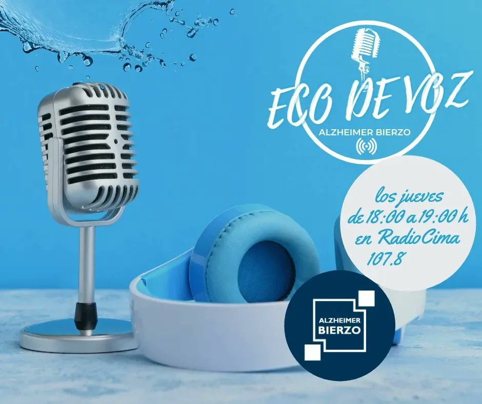 AlzheimerBierzo's tweet photo. 🎙#ECODEVOZ- ”EL #AGUA; EL BIEN MÁS PRECIADO"
¡Escúchalo aquí!:
https://t.co/V7Y2C1NSl3
No te pierdas la #voz de la #experiencia en nuestro programa de #Radio #Terapéutica.
📻Todos los Jueves de 18:00 a 19:00 horas en #RadioCima 107.8 FM #Ponferrada. https://t.co/2DcXydNzQq