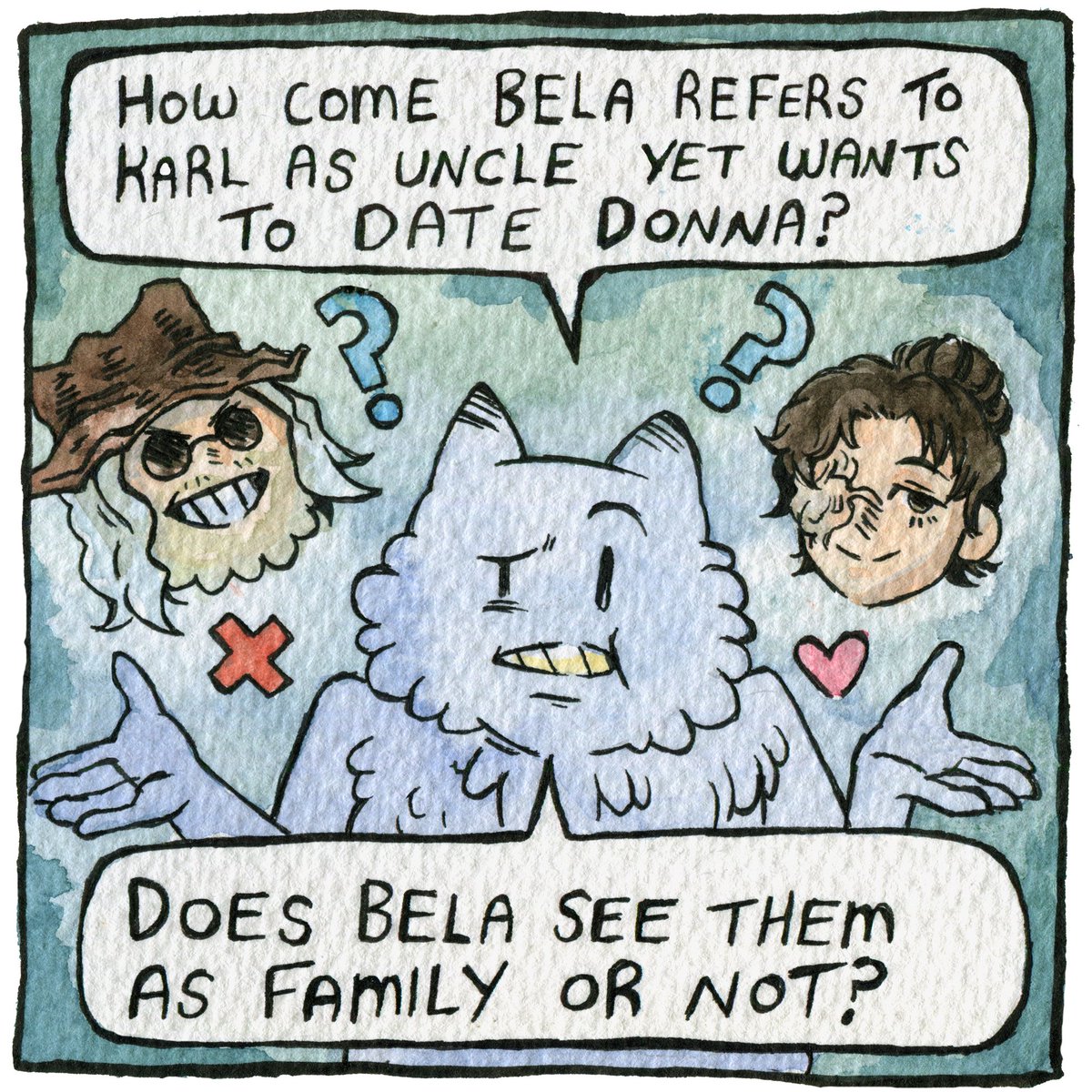 Big Fluff responds to a burning question about Bela Dimitrescu ✨
