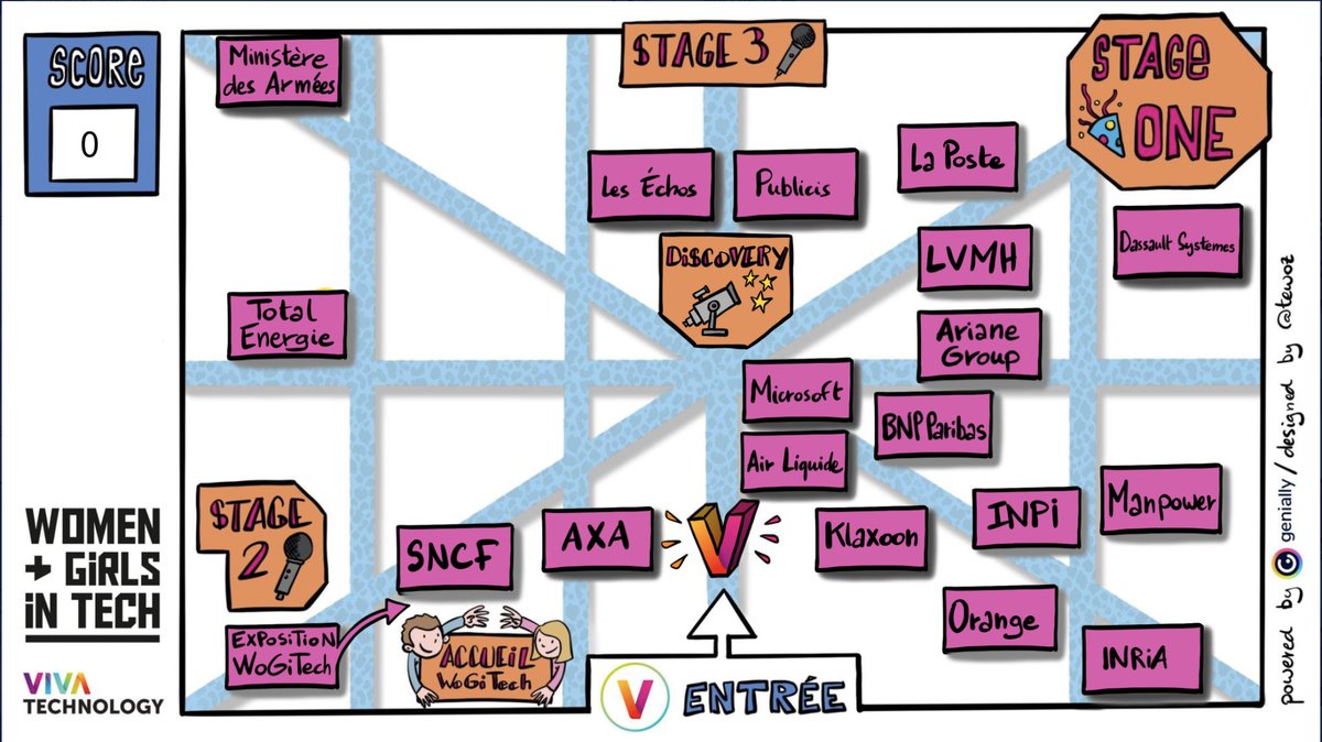 OrangeRSE's tweet image. Booster la #mixité dans les métiers du #numerique par un #gaming #IRL ?
📢chasse au trésor géante demain à #VivaTech !
🙏et 👏👏👏à #WoGiTech pour cette initiative engageante à laquelle @orange contribue avec joie. Cherchez l'indice !😉🧐🧐 #HelloWomen
