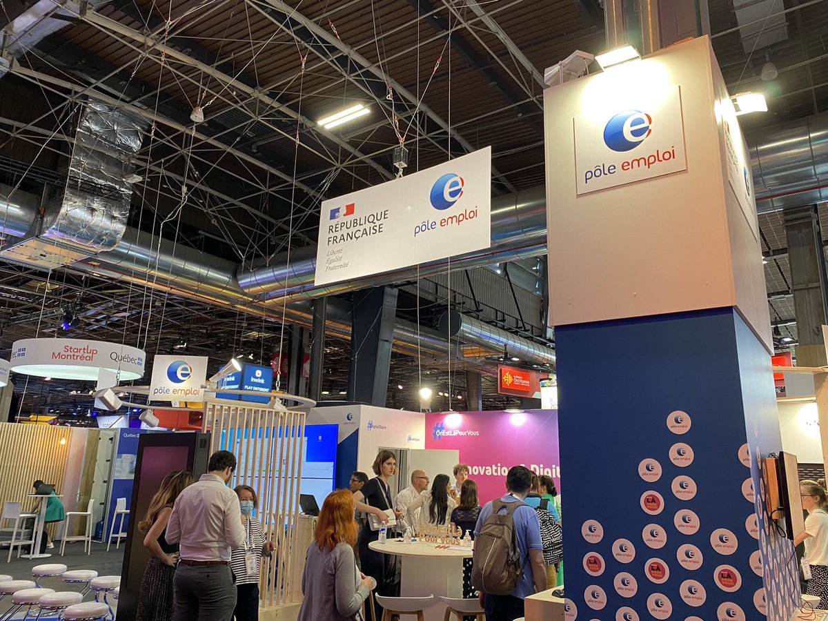 [#VivaTech2022] RDV demain pour la 4e et dernière journée de <a href="/Vivatech/">VivaTech</a>📍.
Au programme : de nouveaux talks et ateliers ouverts au grand public sur le stand pole_emploi (G64). Avec <a href="/3WAcademy/">3W Academy</a>

#VivaTech #AvecPôleEmploi
