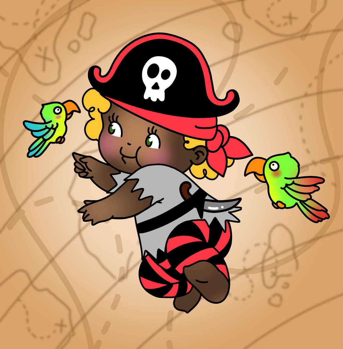 It’s so hot wet think we might melt right now ☀️

But we can also enjoy the sun and get a nice tan like this piraty pirate! 🏴‍☠️

Did you know you could adopt him? 💭 Join the #NFTBabyRich family on Discord! discord.gg/F3EC88Y2jH

#NFT #NFTs #NFTCommunity #NFTCollection #SOL