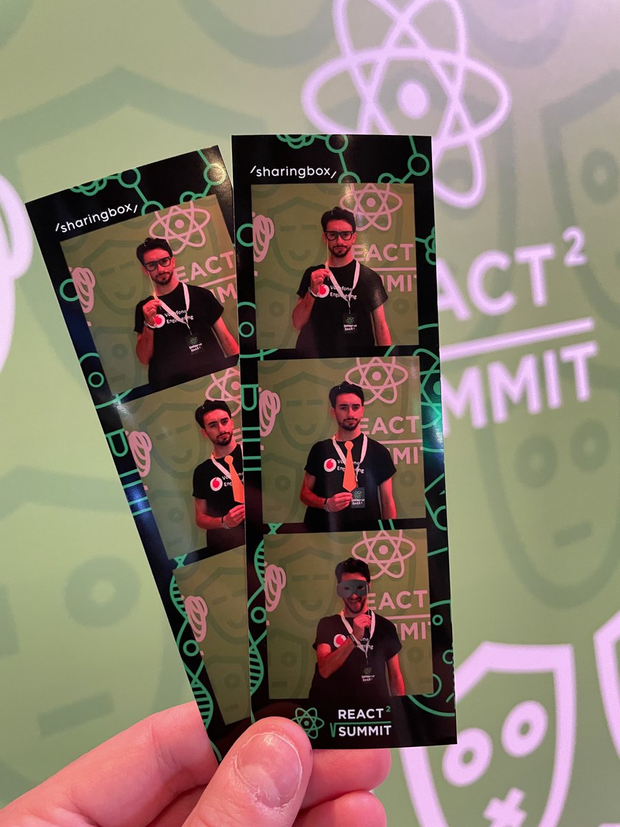 DomenicoAngri's tweet photo. Vodafone world is here! #ReactSummit2022 #VodafoneEngineering https://t.co/qkI9uEB6Rb