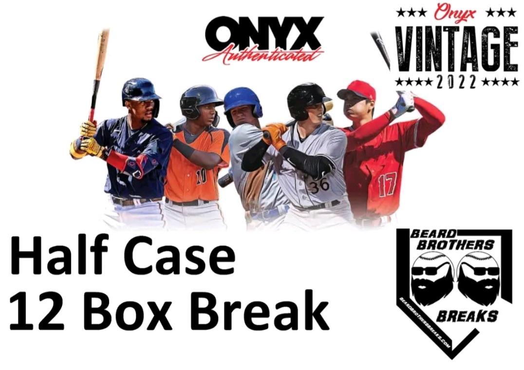 BeardBreaks's tweet photo. Last 2 breaks of ONYX VINTAGE 2022 BASEBALL ending TONIGHT ! ALL 4 BREAKS  RIP TONIGHT starting at 530 est! JOIN US!! 
@Onyx_Authentic @dusten_f @StevenW22898827 @thecolt45 @dannybrems 

https://t.co/fgSuOhBnOw https://t.co/ulxg2ZEY5n