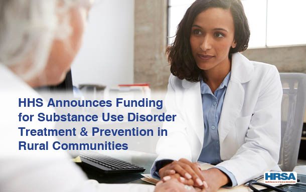 HRSAgov's tweet photo. TODAY: @HHSGov through #HRSA, announced $10 MILLION in substance misuse grant funding through the #RCORP Program. This will help #rural communities establish new treatment access points to connect individuals to medication to treat opioid misuse: https://t.co/giRwSBW23V https://t.co/ABU7uM4Uuy