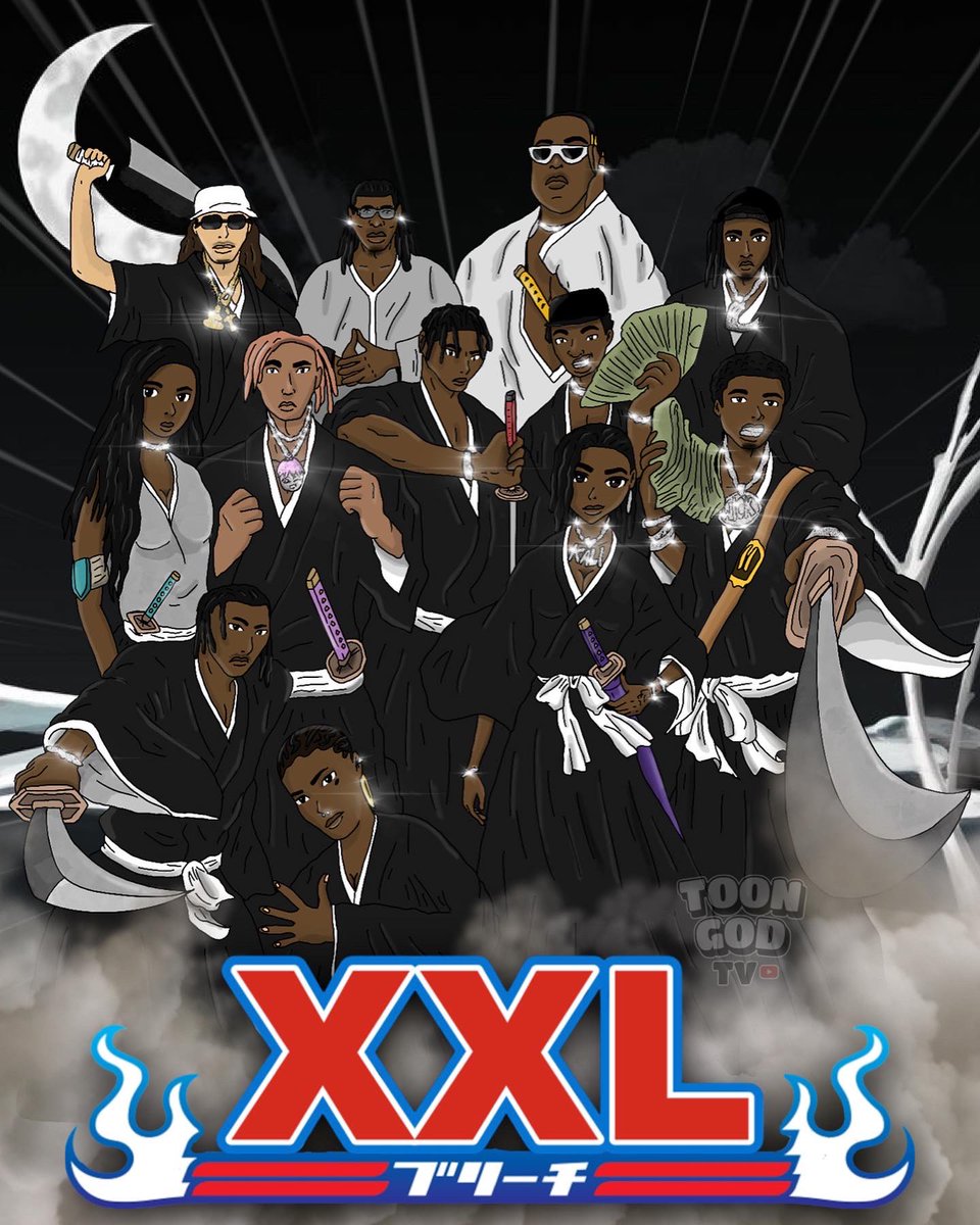 ToonGodTV's tweet photo. The official 2022 XXL Freshman Class is here!! Here’s the anime version. 
TAG @XXL @XXL @XXL 🌙 https://t.co/E5fndHnVyj