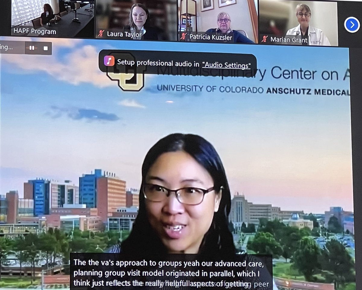 Our second panel of the day, "Advance Care Planning", features HAPF Alum @HDayLum, as well as <a href="/nursemarian/">Marian Grant</a>, Patricia Kuszler, &amp; Laura Taylor: