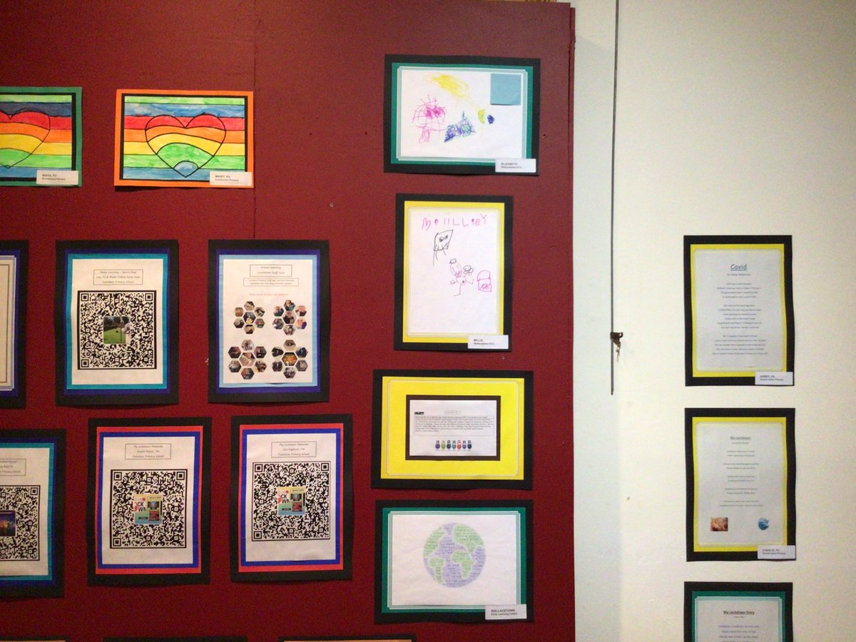 WallacetownEYC's tweet photo. We enjoyed our visit to @samuseums. The work that has been done for the @OurPandemicSAC project is just fantastic! We are so proud of our little artists🌟.   The  exhibition will  be  available  until  Tuesday  21st  June.  @literacysac @southayrshire #ourpandemic https://t.co/ZpXsXzxoVc