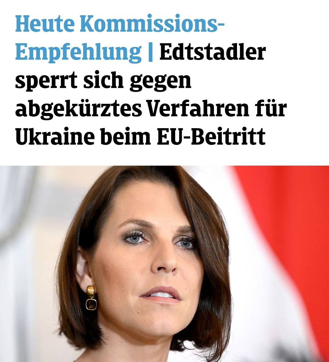 Bera61658966's tweet photo. Und wieder ist es mit #Edtstadler eine jener Basti-Überbleibsel die sich entgegen der allgemeinen EU-Meinung GEGEN einen Beitritt der Ukraine stemmt.
War nicht SIE eine die mit ihrer Unterschrift kundtat nur MIT Kurz zu bleiben?
Was tut sie noch da,findet sie KEINEN Job? 🤮🤮🤮 https://t.co/wNJhcM5P3i