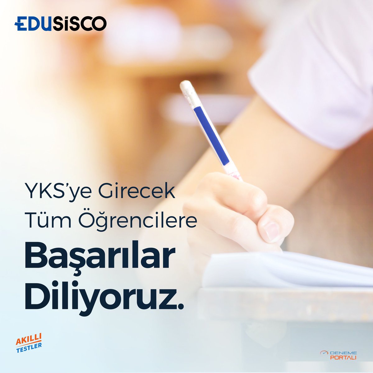 edusisco's tweet photo. YKS’ye girecek tüm öğrencilerimize başarılar diliyor, öğretmenlerimizin ve öğrencilerimizin emeklerinin karşılığını bulacağına inanıyoruz. 

#yks2022 #yksmatematik ##tyt #ydt #tyt2022 #ayt #ayt2022 #sınav #yks #yksdil #yksnotları https://t.co/1eK9jng8Io
