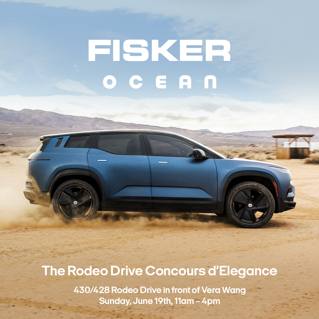 We’re taking over #BeverlyHills for the 2022 Rodeo Drive Concours d’Elegance! Catch the #FiskerOcean displayed amongst the world’s most prestigious vehicles this weekend and be one of the first to see it in person 👋
#Fisker #OnlyOnRodeo #BeverlyHills #RodeoDriveConcours