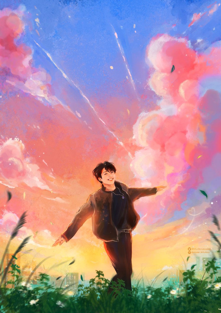 All these lights are colored in by you 🐰💜✨ #MyYou 
#JUNGKOOK #BTS