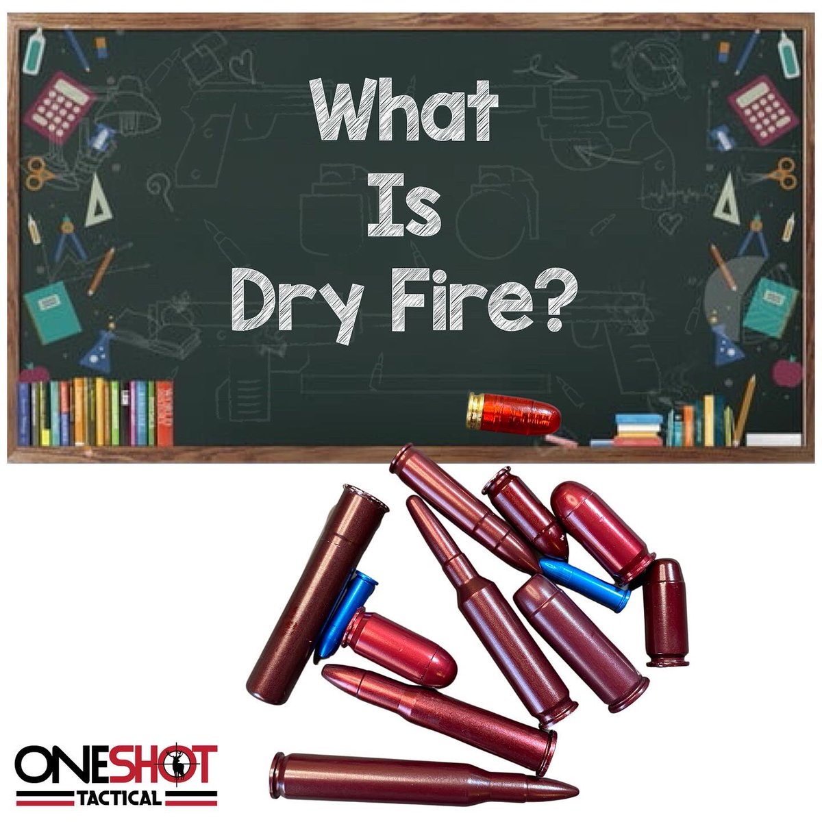 1ShotTactical's tweet photo. Incorporate dry fire in your training routines. Research various dry fire training exercises that work best for you. https://t.co/Hu97fTrWKM