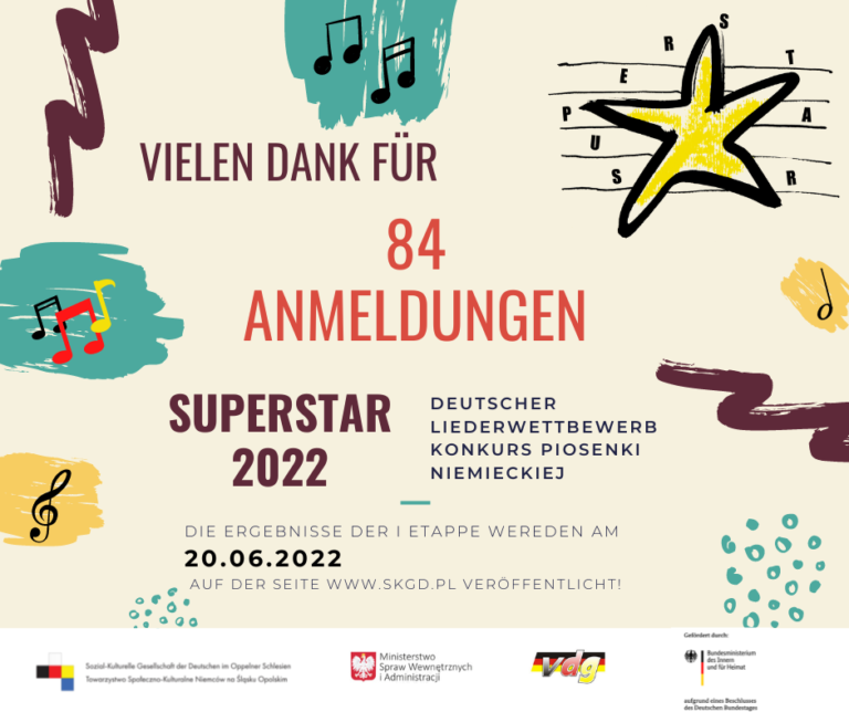 BJDMZMMN's tweet photo. Respekt, @NiemcywPolsce! 😃
84 Anmeldungen beim #Gesangswettbewerb #Superstar❗️

Allen Teilnehmern viel Erfolg❗️

#BJDM #ZMMN #Jugend #MlodziezMN #SKGD #TSKN https://t.co/nOmGOZMbNx