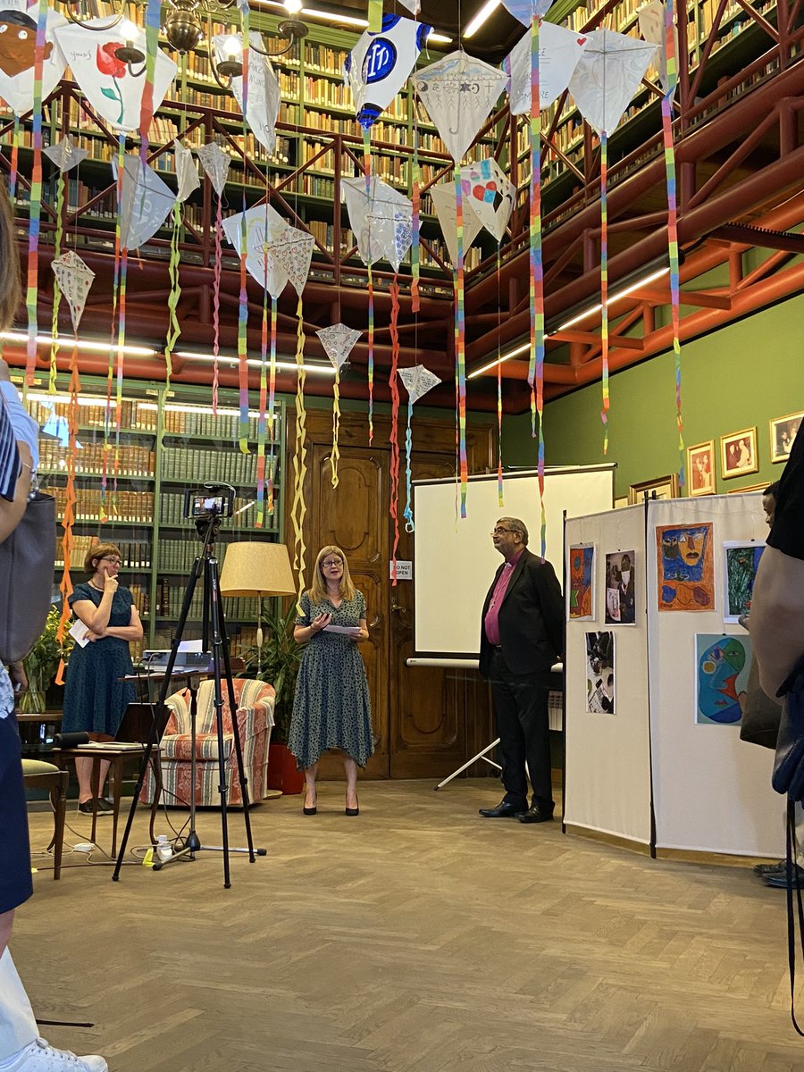 .<a href="/MethodistGB/">The Methodist Church</a> mission partner <a href="/FionaKMedHope/">Fiona Kendall</a> with colleagues from <a href="/Medhope_FCEI/">Mediterranean Hope</a>, <a href="/theclewer/">Clewer Initiative</a>, and the <a href="/AnglicanCentre/">The Anglican Centre in Rome</a> in Rome organized a special exhibition ‘Hear My Voice’ about migrant experiences in Italy. Thank you for amplifying the many stories!