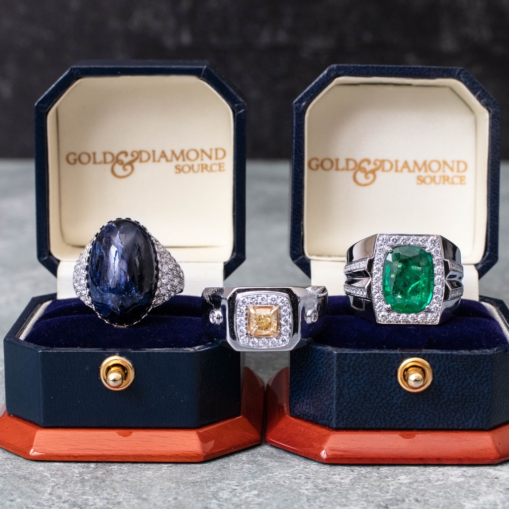 goldanddiamond_'s tweet photo. Father's Day Gift Ideas: Does your dad like color? 💕Pick out a gemstone ring that shows off his favorite color.  

#GDSStyle #GoldandDiamondSource #GoldandDiamond #jewelrytrends #Diamonds #HighJewelry #DiamondRings #EngagementVibes #fathersday #fathersdaygifts #dad https://t.co/EkYqmKRXVV