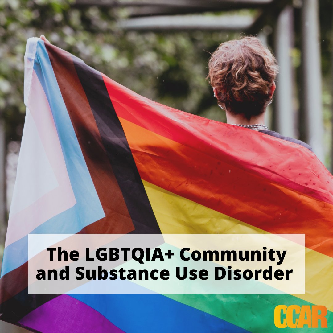 CCAR4Recovery's tweet photo. Individuals in the LGBTQIA+ Community have consistently higher rates of developing Substance Use Disorder.
There are numerous factors that contribute to this.
Learn more here:
https://t.co/iUhkBaE2DP
https://t.co/0Hu6k1E8mM
#sustanceuse #LGBTQIA https://t.co/02bq47RMqZ