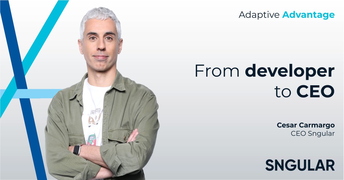 sngular's tweet photo. #AdaptiveAdvantage | It may seem that a developer background is not ideal for a CEO role. But César Camargo's experience as a programmer means that he has first-hand knowledge of all the processes and the people who carry them out.
https://t.co/zGnF3km5m9 https://t.co/MGp5TB0zX5