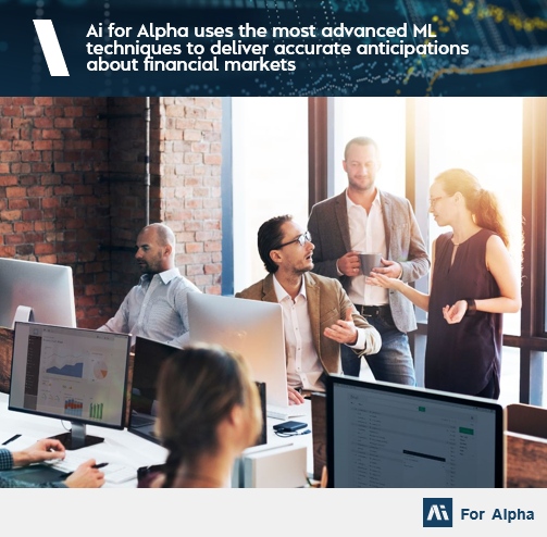 Ai for Alpha uses the most advanced Machine Learning techniques to deliver accurate anticipations about financial markets.

Find out more how we can help you today! 
🌐 aiforalpha.com 

#AssetManagement #RiskManagement #WealthManagement