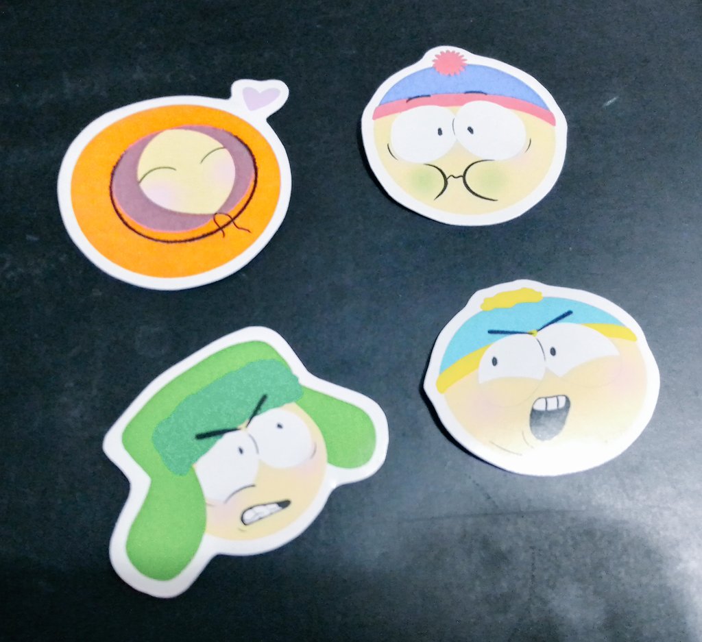Ultramar5unset's tweet photo. Pues nada, hice pruebas de botones y stickers con las ships.
Quiero mejorarlos. ✨
#SouthPark #sp_kyle #sp_cartman #sp_stan #sp_kenny #kyman #stenny https://t.co/wuJ4lT1c1r