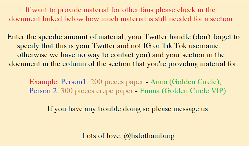 HSLOTHamburg's tweet photo. (https://t.co/SZhIUzYk9V)

#HSLOTFanprojectHamburg #HSLOTFanProjektHamburg https://t.co/O8vtsh1dQs