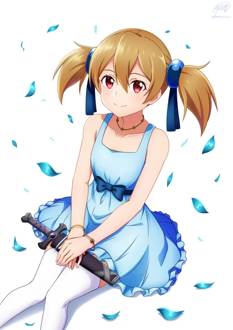 ドレス姿のシリカちゃん!👗
#SAO 