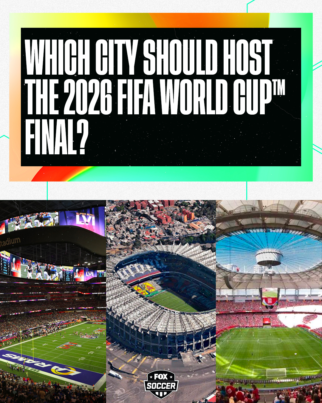 FOX Soccer on Twitter "Which city should host the 2026 FIFA World Cup final? 🏆 https//t.co