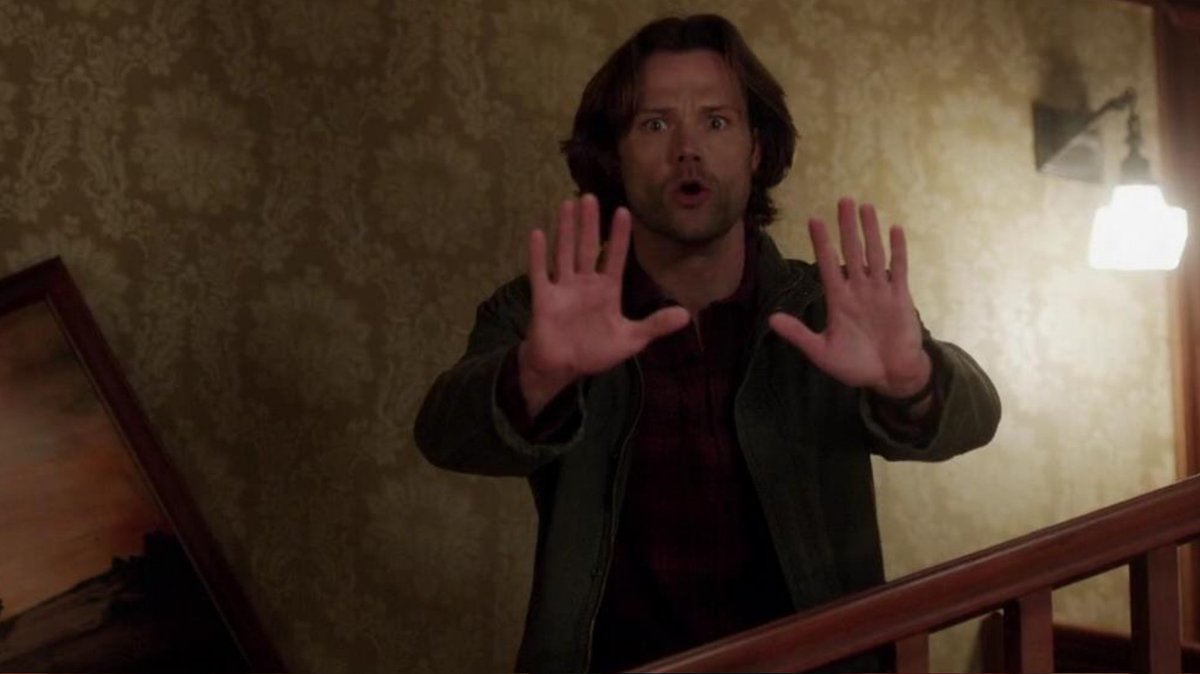 sam winchester   +   👐