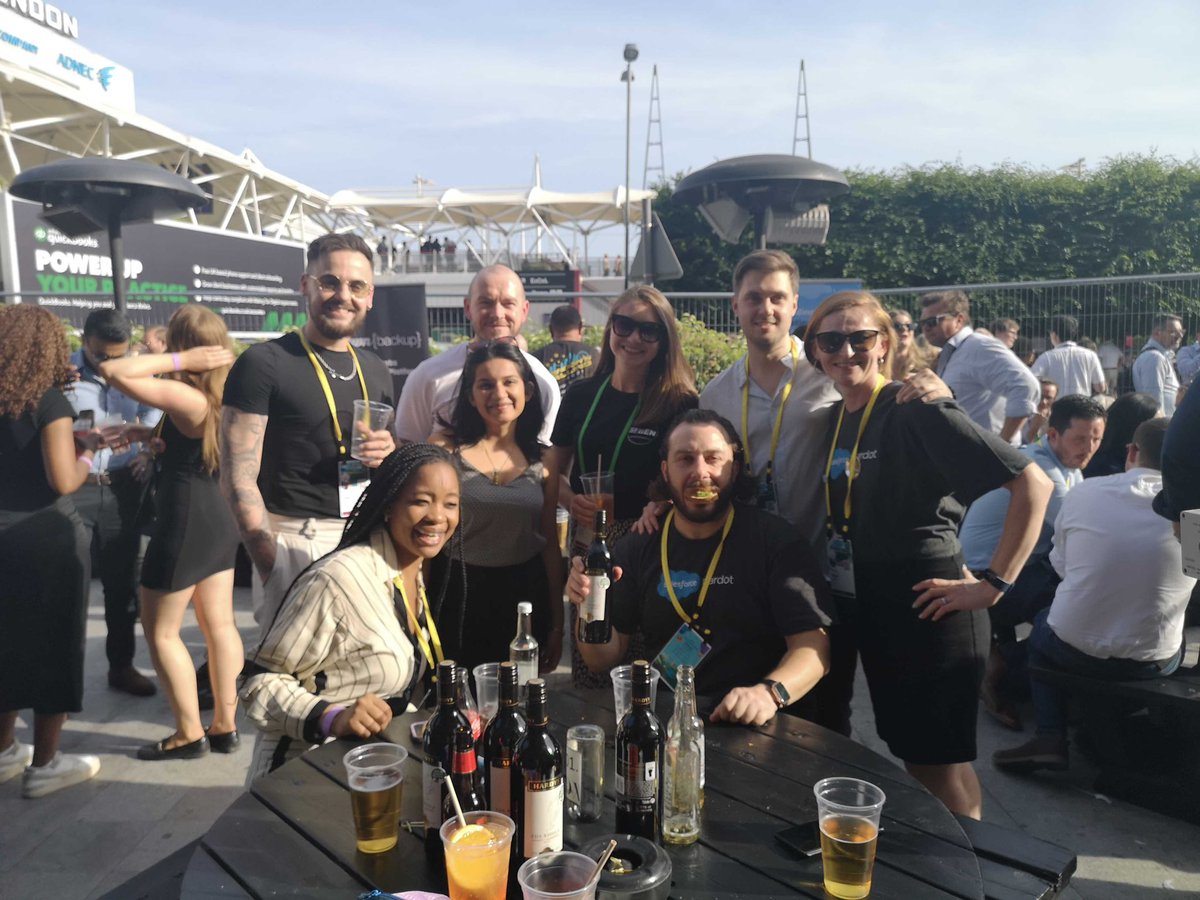 PardotLondon's tweet photo. Remembering #SalesforceTour yesterday when some of the best Pardot minds came together in the baking sun of London!

Thank you to @OwnBackup for hosting us! https://t.co/2fi7EtGlM3