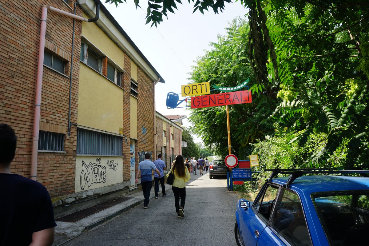 Today #proGIreg gathered municipal pioneers in #Turin to visit innovative #naturebasedsolutions: new #regenerated #soil, #communitygardens, #greencorridor &amp; #urbanfarming 💚🥦🥕

#Torino has excelled at involving varied actors &amp;taking account the needs of locals!🗨️
