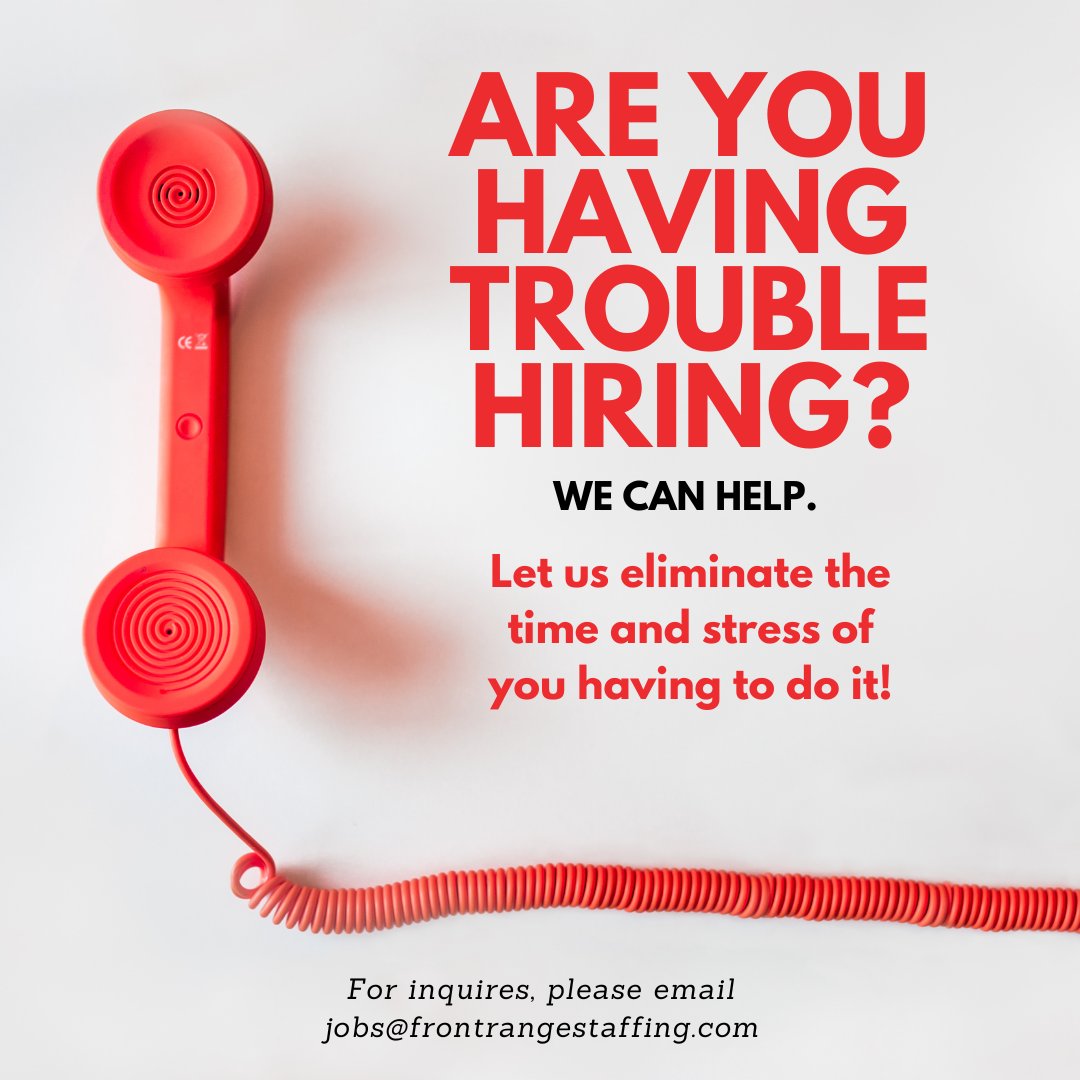 Local Colorado businesses, we see you! We are here to help. If you are struggling finding the perfect candidate, let us help you! With our thousands of applicants, we have the resources available to help you save time and effort when it comes to hiring. #coloradosprings #colorado