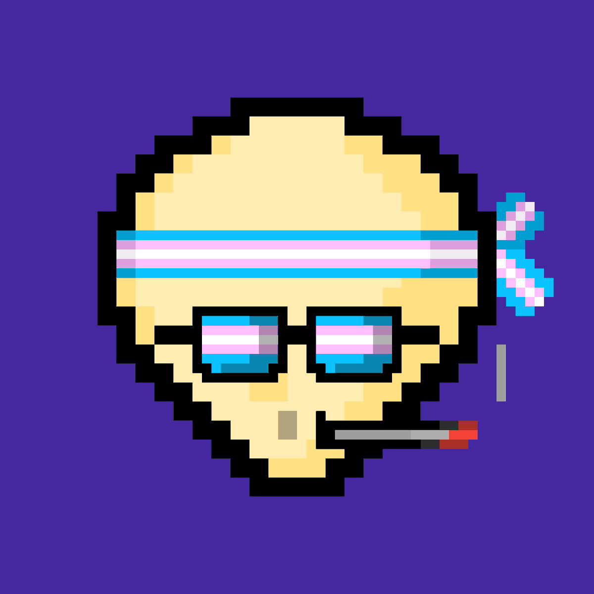 BuddyAlienNFT's tweet photo. Pride month celebration 
#Pride and #proud 

#NFTProject #NFTCollection #pixelart #PrideMonth #LGBTQ+ #NFTcommunitiy #buddyalien

This project is in the development phase
Feel free to comment and make suggestions 🖖

🏳️‍🌈🏳️‍⚧️ In June we shall reveal two commemorative arts per week https://t.co/K95QdLg7YU
