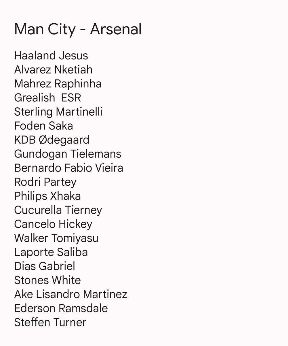 Lol We might actually have Man City level depth if we pull off Raphinha and Lisandro Martinez