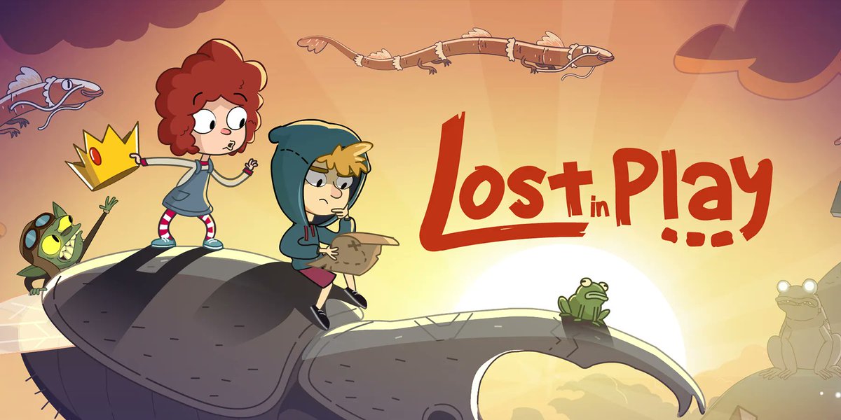 Lost in Play is a point and click adventure developed by @HappyJuiceGames and published by @JoystickVenture. It follows a brother and a sister as they try to return home. As part of #SteamNextFest, let's see what it has to offer! outof.games/news/736-steam…