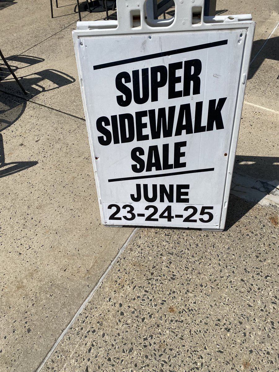 If anyone is looking for a sidewalk there is a super one on sale soon. 

#Dangerous #healthylifestyle #sale #sidewalksale