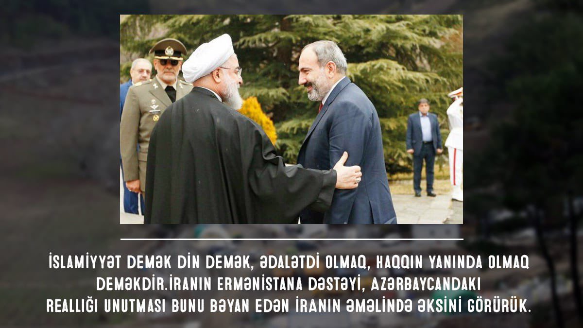 ayshan_gasimova's tweet photo. İran rejimi Qarabağın işğalı dövründə olduğu kimi, indi də məğlub və iqtisadiyyatı çökmüş, siyasi sabitliyin olmadığı Ermənistanın bir dövlət kimi ayaqda qalmasını təmin etmək üçün əlindən gələni edir. #Mollarejimi #İranınəslsiması https://t.co/72afyHqyHe