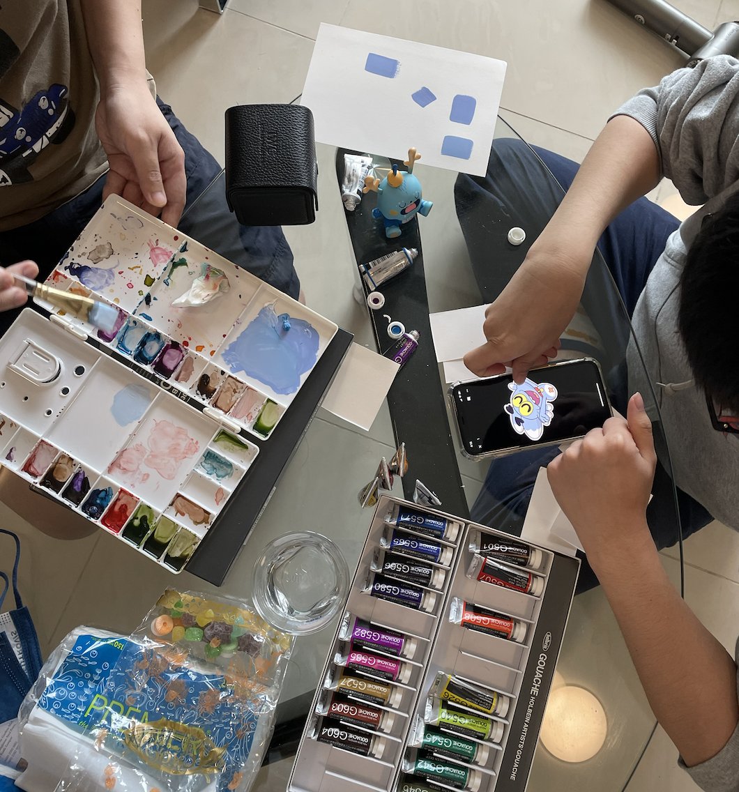 r2core's tweet photo. π° Toy Figurine UPDATE π°
We're working towards getting the right Pantone colors using gouache on paper ποΈπ¨ then off to the toy manufacturer!
#FloppyNFT #NFTart https://t.co/D0cG8Wqn0X