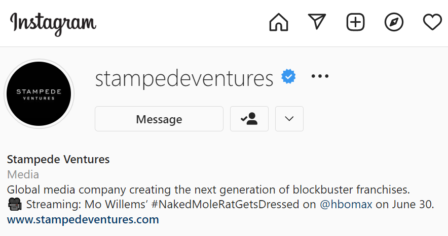 ChrisLaPuma's tweet photo. Pretty awesome to see my wife's TYA musical highlighted on the profile of a top media company like Stampede! 13 days until the @hbomax premiere! #NakedMoleRatGetsDressed #CreatingQualityTYA https://t.co/VrSnyAcxO4